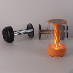Lampu meja LED sentuh portabel dapat diredupkan bar kamar tidur lampu meja grosir isi ulang lampu malam akrilik nyaman modern - Product Image 4