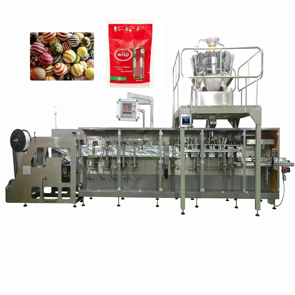 High quality doy pack pouch Full servo technology machine nitrogen food packaging equipment