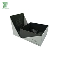 Boîte en carton rigide à charnières magnétiques personnalisée Yifeng, boîte cadeau de luxe pour chemise et vêtements avec couvercle transparent