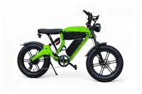 Vélo électrique à pneus larges METALYRA M1 1KW 48V avec cadre en magnésium, batterie 20Ah, 55 km/h, Shimano 7 vitesses, suspension intégrale, moteur à moyeu arrière