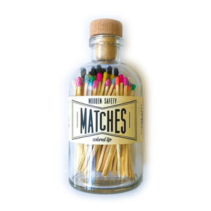 Multi colores decorativo a granel Encuentro de palos de madera <span class=keywords><strong>partidos</strong></span> en botella de vidrio - Product Image 1
