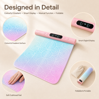Tapis de massage des pieds vibrant EMS intelligent à affichage numérique, pliable et antidérapant, idéal pour la maison, le bureau et la physiothérapie – Meilleures ventes