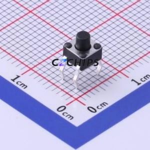 TS-1009-AR05016 Tactile Switch Through hole-4P,4.5x4.5mm Switch Single Pole Single Throw Round Button 1.6N Through Hole - Product Image 1