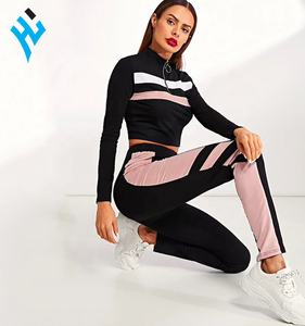 Survêtement en polaire réfléchissante de qualité supérieure à la mode ensemble de deux pièces pour femmes 2025 nouveau style survêtement à capuche pour femmes - Product Image 2