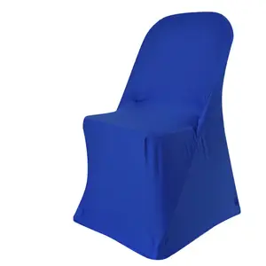 Hot wholesale spandex folding chair cloth chair cover for wedding banquet event hotel