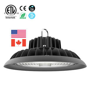 תאורת לד תעשייתית IP66 בצורת UFO בהספק 150 וואט, 5000 קלווין, לאולמות תעשייה, מחסנים ואצטדיונים. - Product Image 1