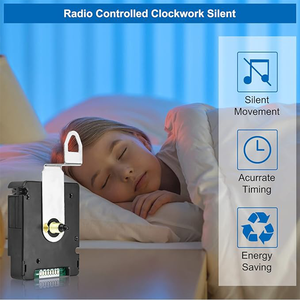 Dcf đài phát thanh kiểm soát đồng hồ phong trào cho đồng hồ treo tường, tự động điều chỉnh thời gian đồng hồ treo tường Cơ chế Kit với tay, quét thạch anh phong trào - Product Image 3