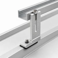 Supports de fixation pour panneaux solaires en forme de L, composants de montage au sol pour panneaux solaires canadiens 580w