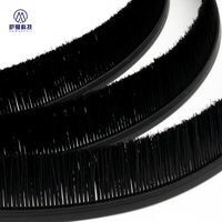 Bande de brosse industrielle en polypropylène à poils en caoutchouc de type H, diamètre 20 mm, garantie 3 ans, pour camion de scellement anti-éclaboussures