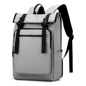 Mochila de ordenador de 17,3 pulgadas de gran capacidad para hombre, estilo Vintage, acceso USB a la moda, bolsa de viaje de negocios transfronteriza con cremallera - Product Image 5