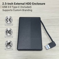 Boîtier portable pour disque dur SSD de 2,5 pouces, boîtier USB C pour la mise en scène 3D pour les ingénieurs, prix direct d'usine pour la production vidéo