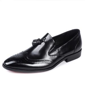 Zapatos Oxford para hombre de nuevo diseño, transpirables, de cuero genuino, formales, casuales y de negocios. - Product Image 4