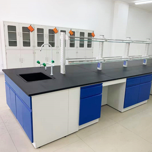 Tavolo da lavoro da laboratorio per attrezzature da laboratorio in acciaio ospedaliero da banco per laboratorio di chimica durevole - Product Image 3