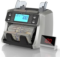 Compteur de billets à chargement frontal AL-160 pour équipement financier, haute vitesse, détection de faux billets avec UV MG