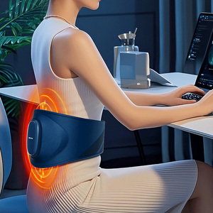 <span class=keywords><strong>Ceinture</strong></span> <span class=keywords><strong>de</strong></span> soutien lombaire légère en cuir PU souple, soulagement <span class=keywords><strong>de</strong></span> la pression, masseur lombaire rechargeable à air 3D pour la relaxation - Product Image 2