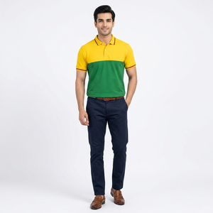 Chemise pour homme en coton tricoté 180 GSM 100 % anti-plis avec poche, coupe ample, imprimé personnalisé, légère, grande taille, prix bas - Product Image 1