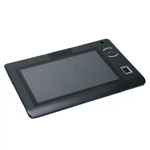 Huion Monitor Tanda Elektronik 10.1 Inci, Tablet Menulis Tanda Tangan Digital dengan Kamera Sidik Jari Stylus