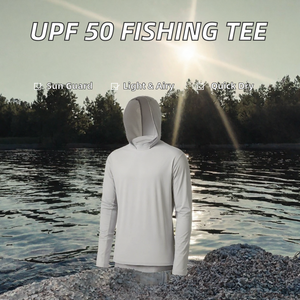 Sudadera de Pesca UPF 50 Ligera, Transpirable, con Protección Solar, Jersey de Secado Rápido, Camisa de Pesca de Manga Larga - Product Image 2