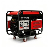 Generador de Gasolina Da Mao de 10KW 220/380V con Inversor Abierto, Tanque de Combustible de 50L, Alternador 100% Cobre Puro, Personalizable para Uso en Exteriores