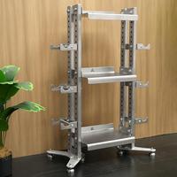 Daqijiang DQ228 Autre support de rangement réglable pour haltères, organisateur multifonctionnel de poids pour salle de sport à domicile