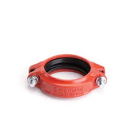 Raccord de tuyauterie rigide cannelé, raccords de tuyauterie pour système d'extinction d'incendie, raccords en fonte ductile, raccords en fonte