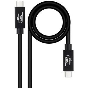 Cable USB - Cable USB-C Macho a Macho de 1.8 m, 40 Gbps, 5A/240W, Ideal para Transferencia Rápida de Datos y Carga Potente. - Product Image 1
