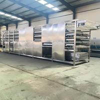 Industriële Continue 5-laags Mesh Banddroger Dehydrator Gedroogde Groenten Fruit Hete Lucht Drogen Dehydrating Machine Plc Controle
