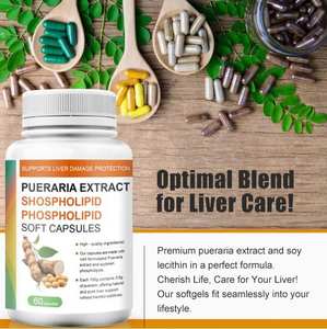 Cápsulas de Extracto de Raíz de Kudzu, Suplemento de Puerarina para el Metabolismo del Alcohol y el Apoyo Hepático - Product Image 2