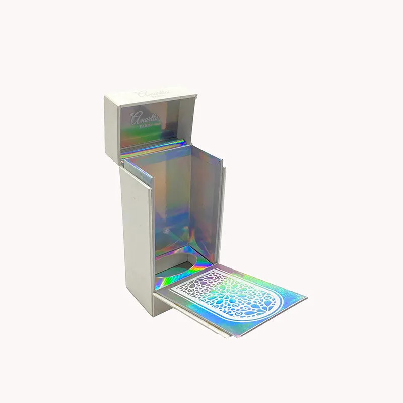 Custom CMYK Printing Rigid Cardboard Paper Perfume Box Shampoo Display Case