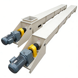 Nuevo Transportador de Tornillo Horizontal Tipo U para Mortero Seco y Materiales en Polvo, Construcción Duradera de Acero al Carbono - Product Image 1