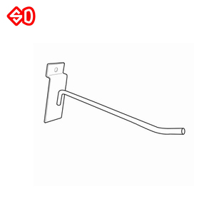 shinny wall mounted hanger slatwall <b>hook</b> - Product Image 2