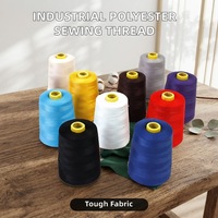 Benang Jahit Mentah Wolfsea Industrial 40/2 2000yds 100% Poliester Spun Tenasitas Tinggi Susut Rendah