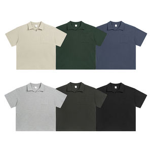 Polo à col bas personnalisable avec logo, impression personnalisée, entreprise, été, respirant, évacuation de l'humidité, séchage rapide, t-shirt à col - Product Image 5