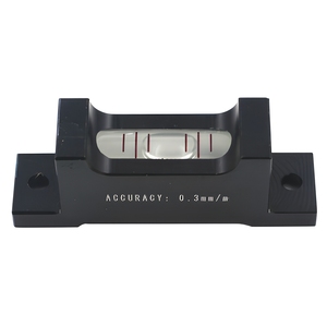 ระดับน้ำอลูมิเนียมขนาดเล็กสำหรับงานอุตสาหกรรม HACCURY ความแม่นยำ 0.3 มม./ม. - Product Image 1