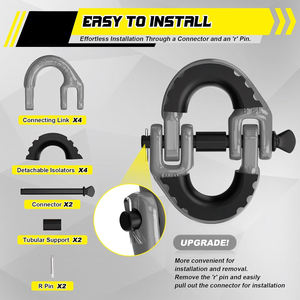 Conector <span class=keywords><strong>de</strong></span> Cadena <span class=keywords><strong>de</strong></span> Seguridad AMBITION ODM/OEM Personalizado <span class=keywords><strong>de</strong></span> Alta Calidad y Bajo <span class=keywords><strong>Precio</strong></span>, Eslabón <span class=keywords><strong>de</strong></span> Enganche <span class=keywords><strong>de</strong></span> Remolque, Acoplamiento Hammerlock, Paquete <span class=keywords><strong>de</strong></span> 2 - Product Image 3