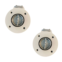 Vanne papillon en aluminium et cuivre pour transformateur immergé dans l'huile, automatisation DN80 DN100 DIN42560 C5, protection contre la corrosion, taille personnalisée