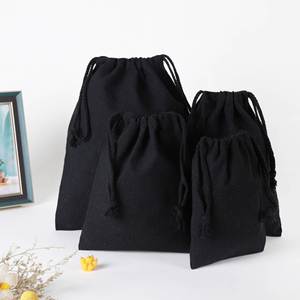 Factory Price Dustbag Canvas Cotton <b>Drawstring</b> Shoes <b>Bags</b> Cloth Dust <b>Bag</b> Custom logo - Product Image 4