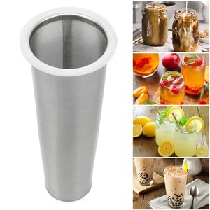 Hà Lan dệt 304 thép không gỉ lạnh Brew cà phê lọc lưới giỏ trà sữa Infuser lọc cho Thợ Nề Jar espresso maker - Product Image 5