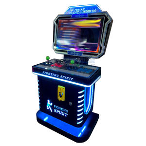 20 "Layar Lipat Tegak Logam Kabinet Arcade Street Fighter Mesin Video Game Pertempuran Tekken dengan 2200 Game Retro