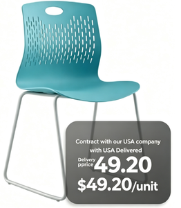 PU Leather <b>Restaurant</b> Chair with Metal Frame Durable Minimalist Design for Commercial Dining and Office Use - Product Image 5