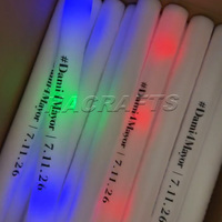 Palos de Espuma Luminosos Promocionales de Alta Calidad, Palos de Espuma Detallados Personalizados con Luces LED para Fiestas