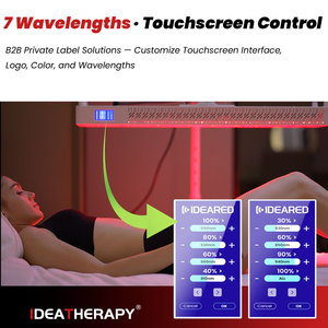 IDEATHERAPY Nouveauté Panneau de luminothérapie infrarouge à 7 ondes et double puce pour soulagement corporel complet, utilisation à domicile, modèle sur pied, garantie 3 ans (US) - Product Image 6