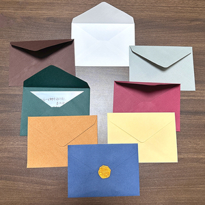 2026 Tùy Chỉnh Màu Xanh Lá Cây Tông Tái Chế Phong Bì Thư Cao Cấp Phong Bì Với Lời Mời Thiệp Chúc Mừng Thẻ Giấy Phong Bì - Product Image 4