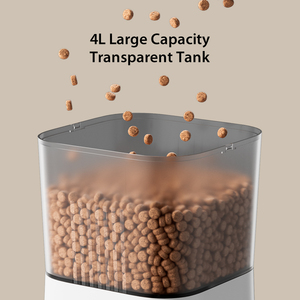 Üretim satmak görsel pencere akıllı köpek ses kaydı ile kedi maması dağıtıcı besleme kasesi 4L otomatik evcil hayvan besleyici - Product Image 3