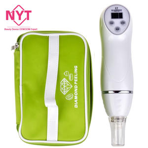 2023バッグ付き電気ミニダイヤモンドマイクロダーマブレーションキットシステムツール毛穴クリーナーマシンフェイシャルニキビ掃除機ブラックヘッドリムーバー - Product Image 1