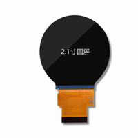 Écran circulaire TFT 40 broches Module d'affichage SPI 2.1 pouces Interface 300 Cd/M2 3SPI + 18RGB
