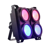 Projecteur de scène 4x100W RGBW 4-en-1 LED COB à 4 yeux, haute luminosité, pour théâtre et spectacles en direct