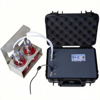 Compteur de particules industriel HOPU LPC et testeur de PPM d'eau pour huile hydraulique AC220V 120W à montage au sol