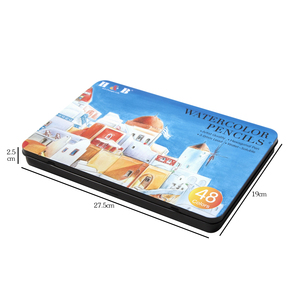 Juego de <span class=keywords><strong>48</strong></span> lápices de colores profesionales a base de agua para colorear, mezclar y combinar capas - Product Image 6