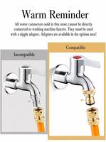 Pièces de robinet en laiton personnalisables avec finition sablée, interface de raccordement rapide pour tuyau, pour l'électronique et la plomberie